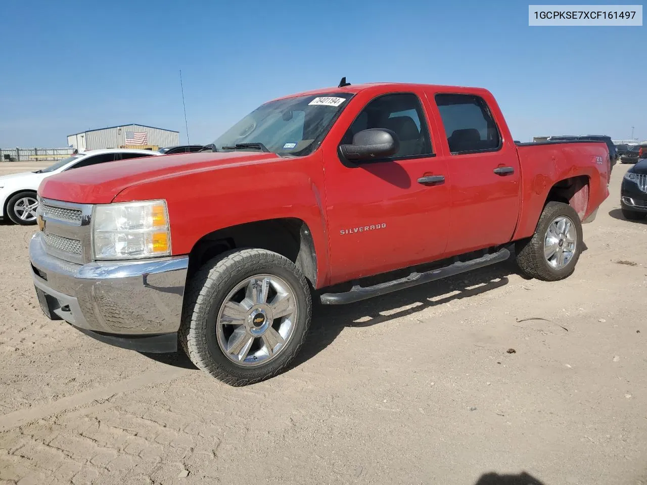 2012 Chevrolet Silverado K1500 Lt VIN: 1GCPKSE7XCF161497 Lot: 78401194