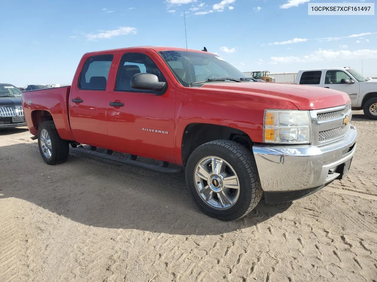 2012 Chevrolet Silverado K1500 Lt VIN: 1GCPKSE7XCF161497 Lot: 78401194