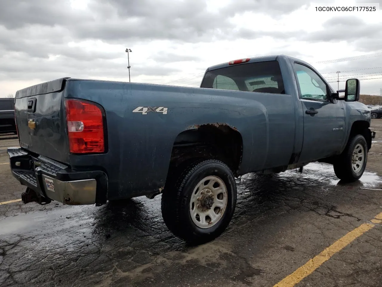 2012 Chevrolet Silverado K2500 Heavy Duty VIN: 1GC0KVCG6CF177525 Lot: 78409374