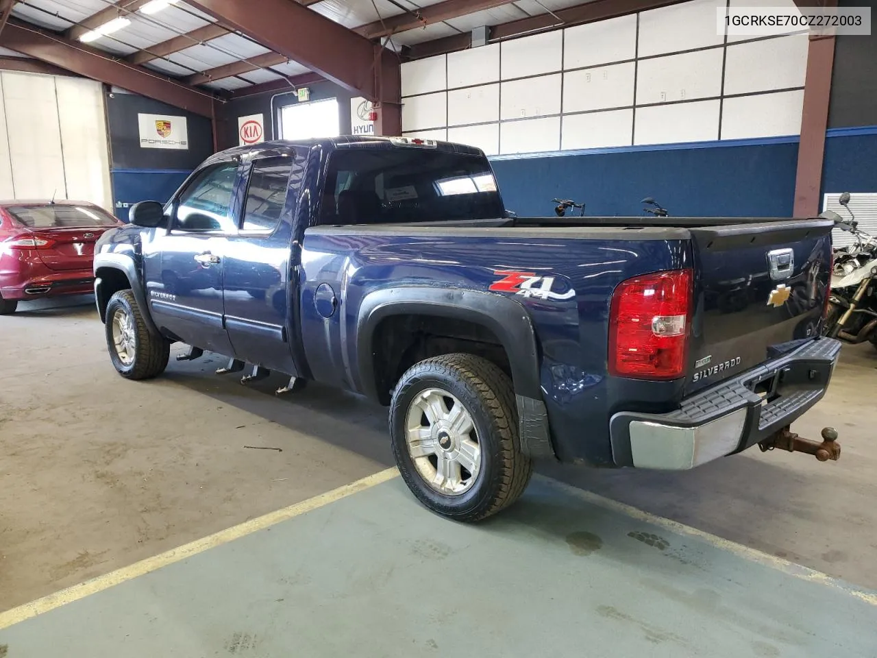 2012 Chevrolet Silverado K1500 Lt VIN: 1GCRKSE70CZ272003 Lot: 78454374