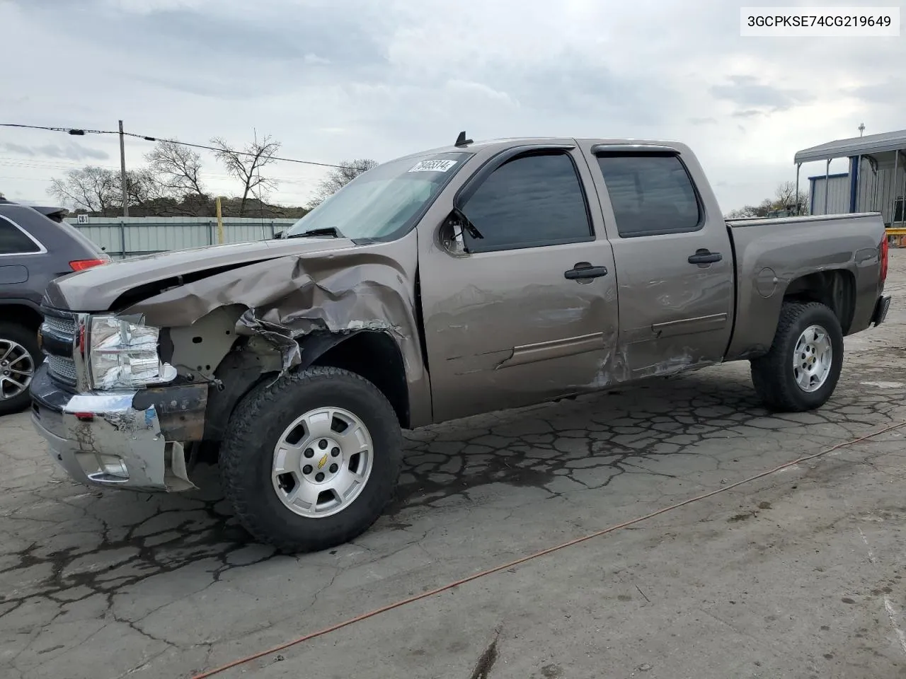 2012 Chevrolet Silverado K1500 Lt VIN: 3GCPKSE74CG219649 Lot: 78465314