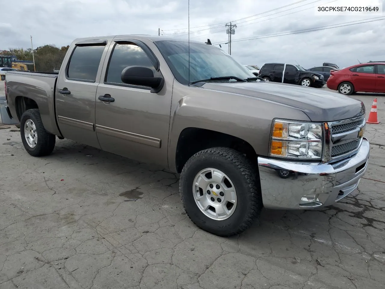 2012 Chevrolet Silverado K1500 Lt VIN: 3GCPKSE74CG219649 Lot: 78465314