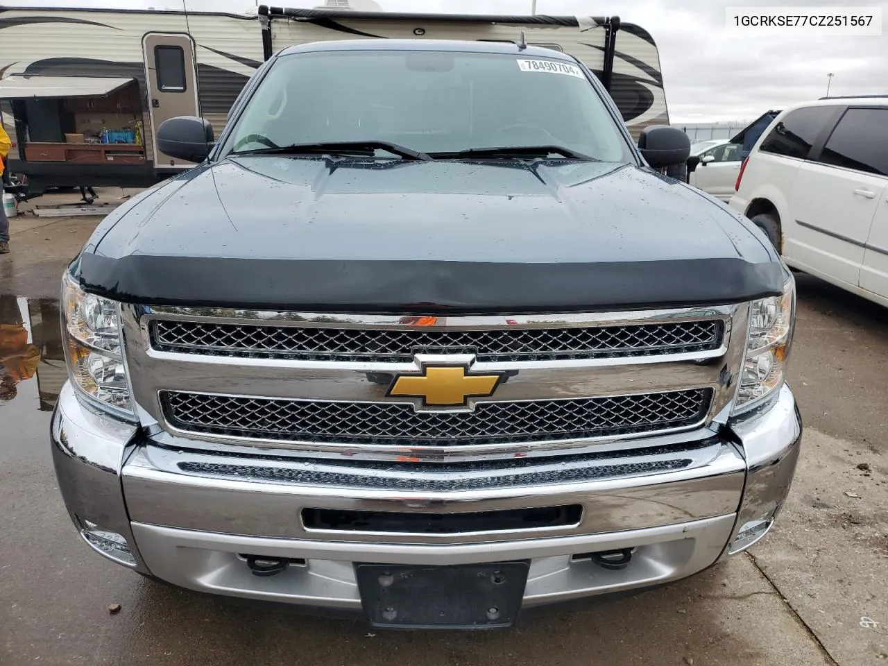 2012 Chevrolet Silverado K1500 Lt VIN: 1GCRKSE77CZ251567 Lot: 78490704