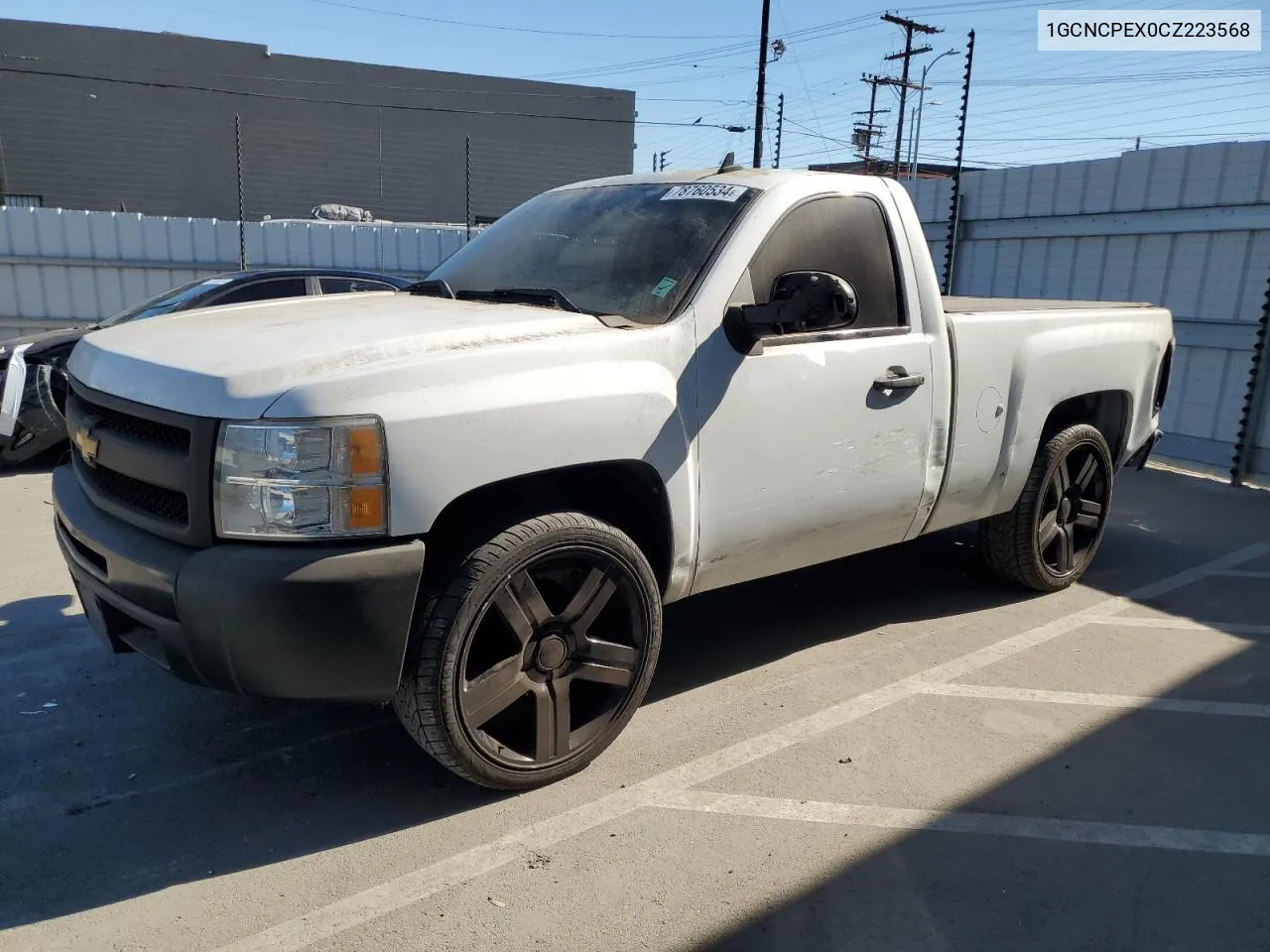 2012 Chevrolet Silverado C1500 VIN: 1GCNCPEX0CZ223568 Lot: 78760534