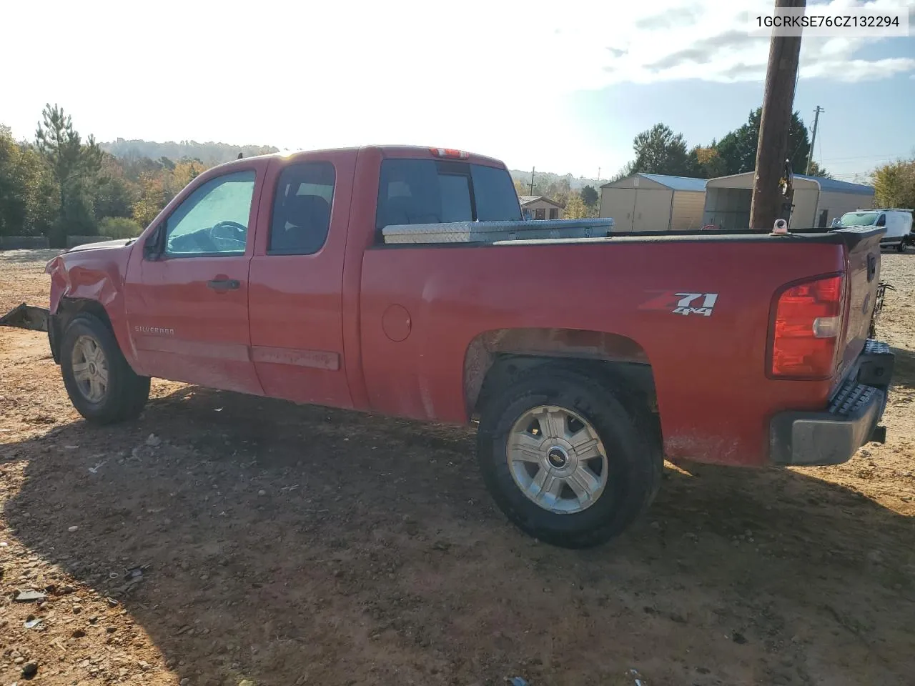 2012 Chevrolet Silverado K1500 Lt VIN: 1GCRKSE76CZ132294 Lot: 78792184