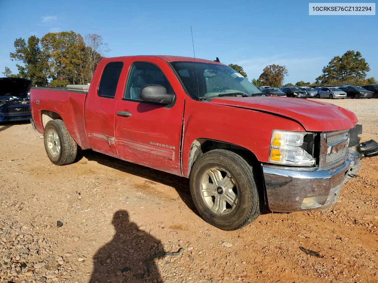 2012 Chevrolet Silverado K1500 Lt VIN: 1GCRKSE76CZ132294 Lot: 78792184