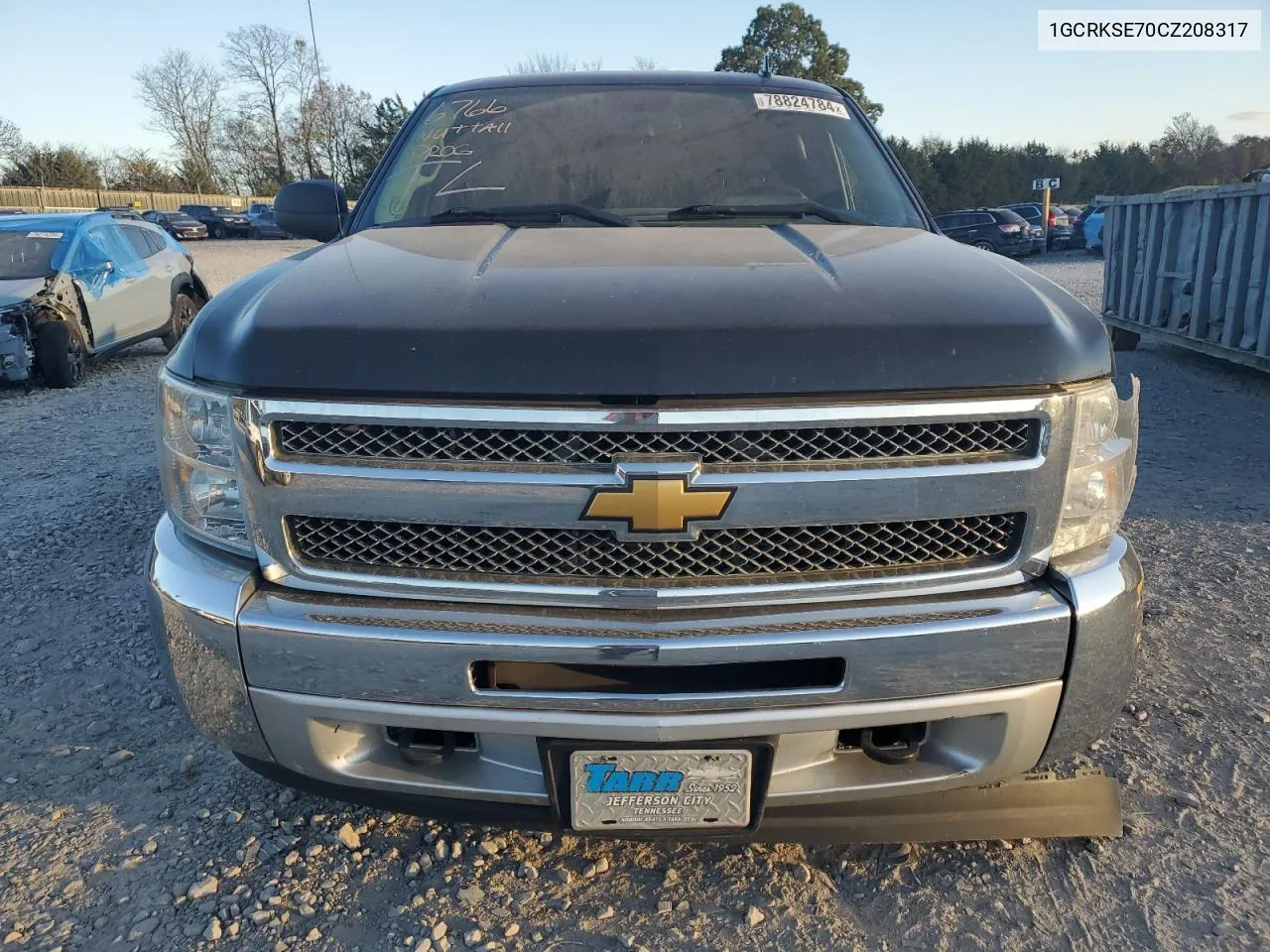 2012 Chevrolet Silverado K1500 Lt VIN: 1GCRKSE70CZ208317 Lot: 78824784