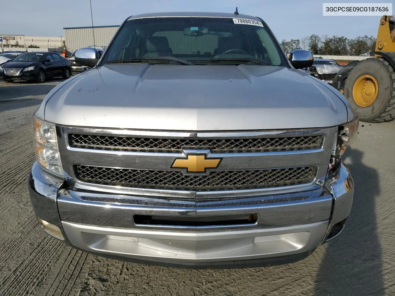 2012 Chevrolet Silverado C1500 Lt VIN: 3GCPCSE09CG187636 Lot: 78880354