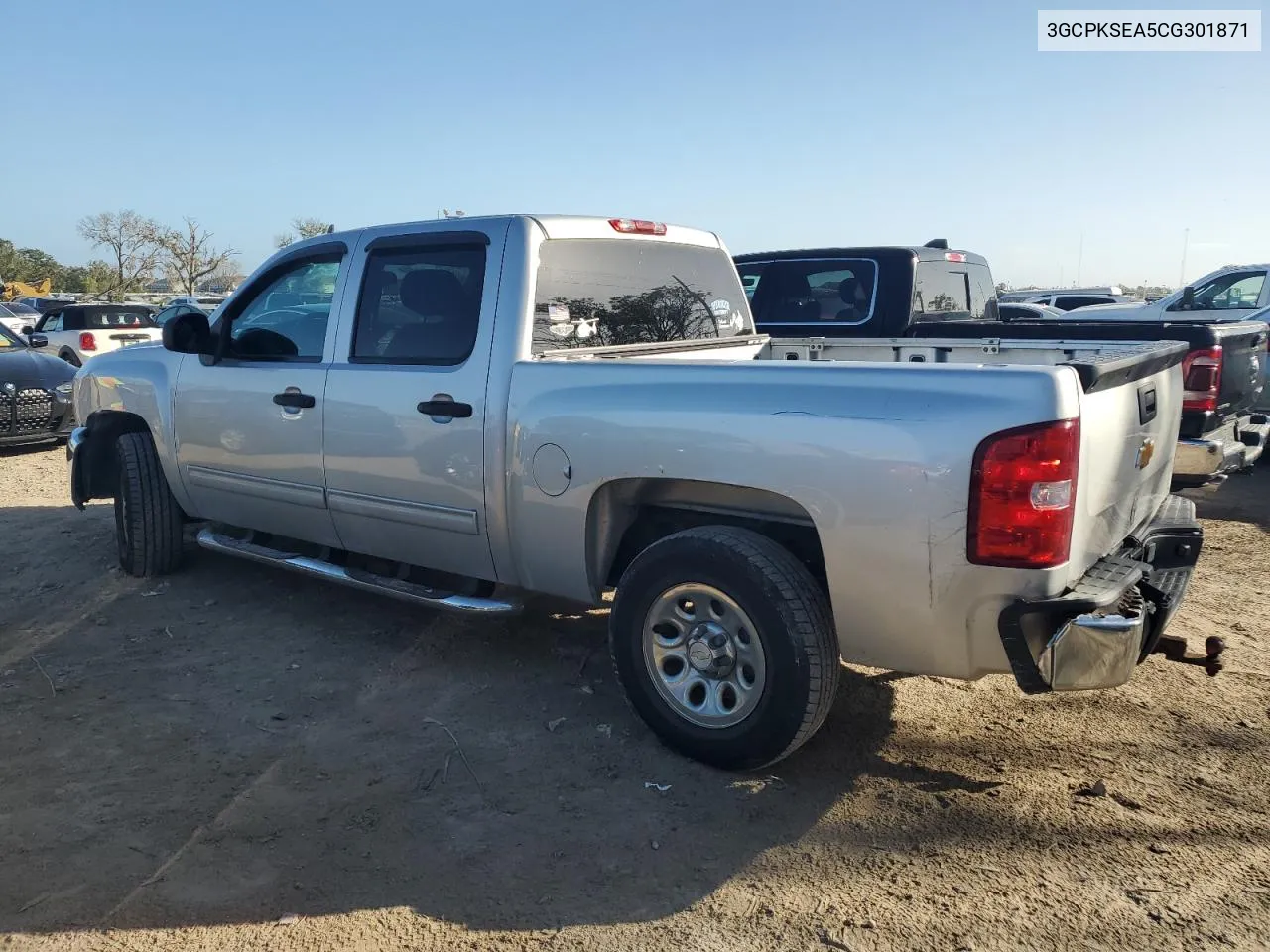 2012 Chevrolet Silverado K1500 Lt VIN: 3GCPKSEA5CG301871 Lot: 78913244