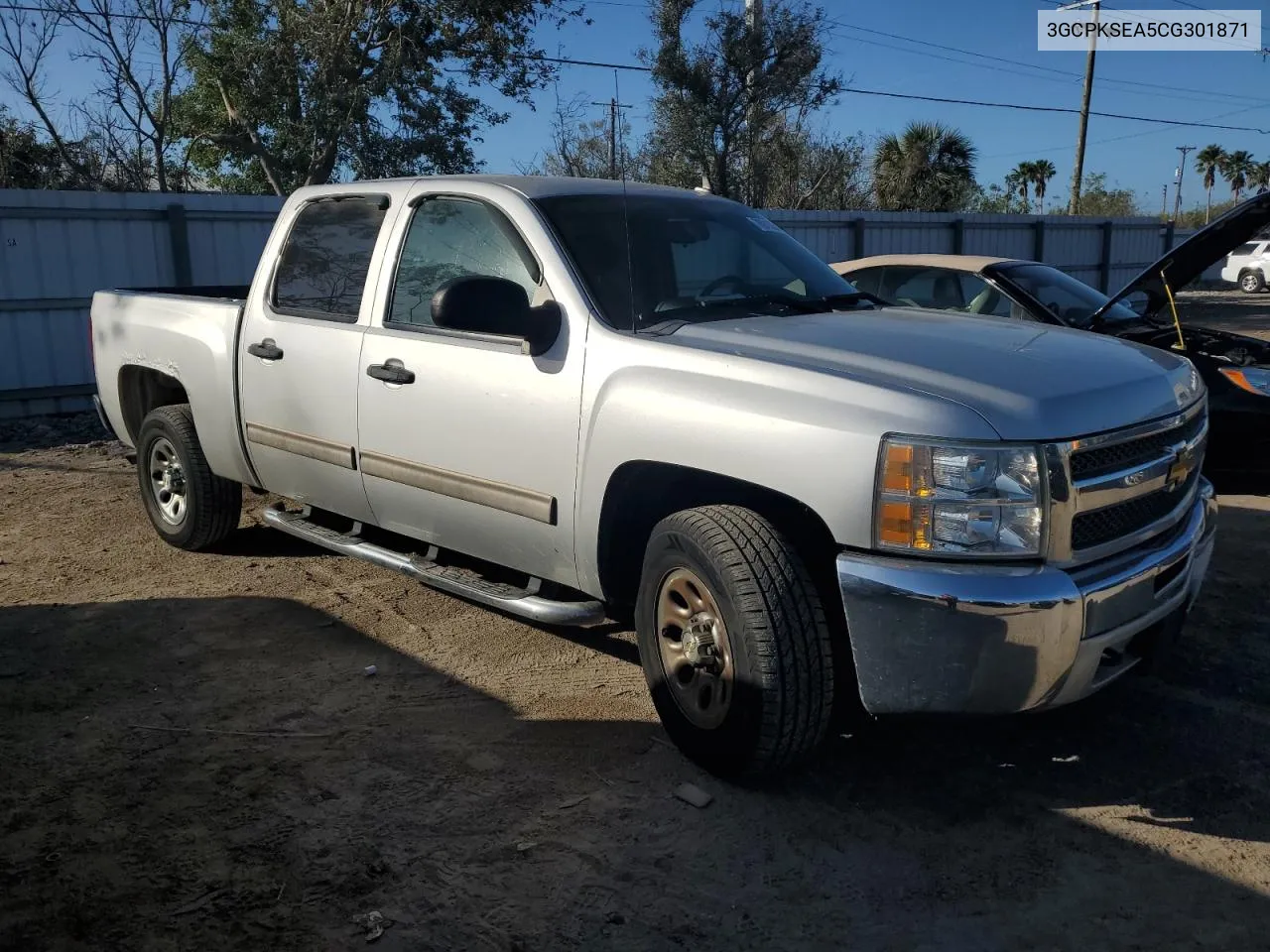 2012 Chevrolet Silverado K1500 Lt VIN: 3GCPKSEA5CG301871 Lot: 78913244