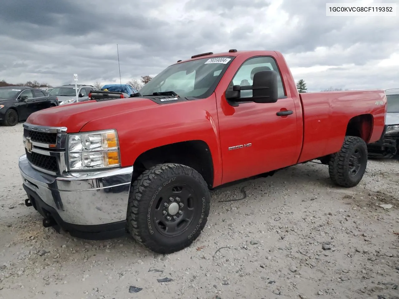 2012 Chevrolet Silverado K2500 Heavy Duty VIN: 1GC0KVCG8CF119352 Lot: 79059004