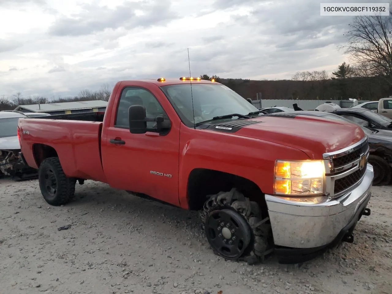 2012 Chevrolet Silverado K2500 Heavy Duty VIN: 1GC0KVCG8CF119352 Lot: 79059004