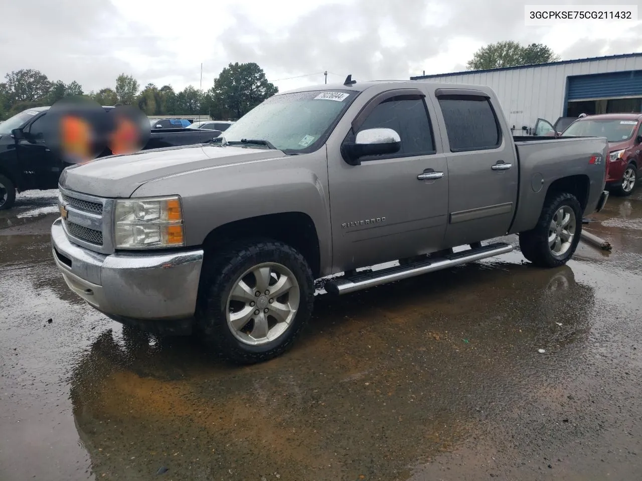 2012 Chevrolet Silverado K1500 Lt VIN: 3GCPKSE75CG211432 Lot: 79226044