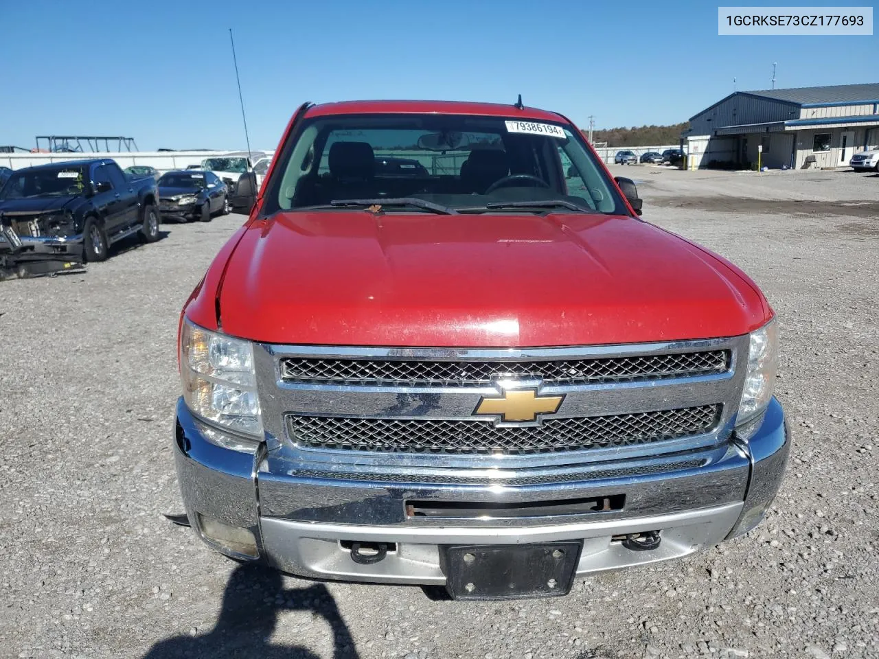 2012 Chevrolet Silverado K1500 Lt VIN: 1GCRKSE73CZ177693 Lot: 79386194