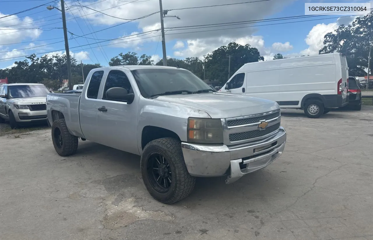 2012 Chevrolet Silverado K1500 Lt VIN: 1GCRKSE73CZ310064 Lot: 79471814