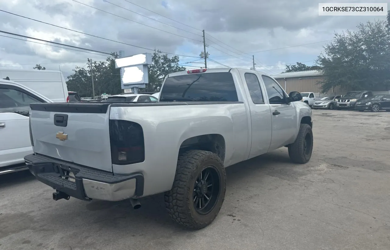 2012 Chevrolet Silverado K1500 Lt VIN: 1GCRKSE73CZ310064 Lot: 79471814