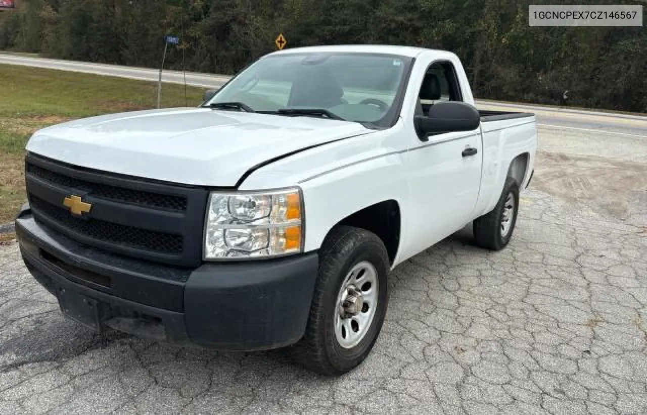 2012 Chevrolet Silverado C1500 VIN: 1GCNCPEX7CZ146567 Lot: 79666104