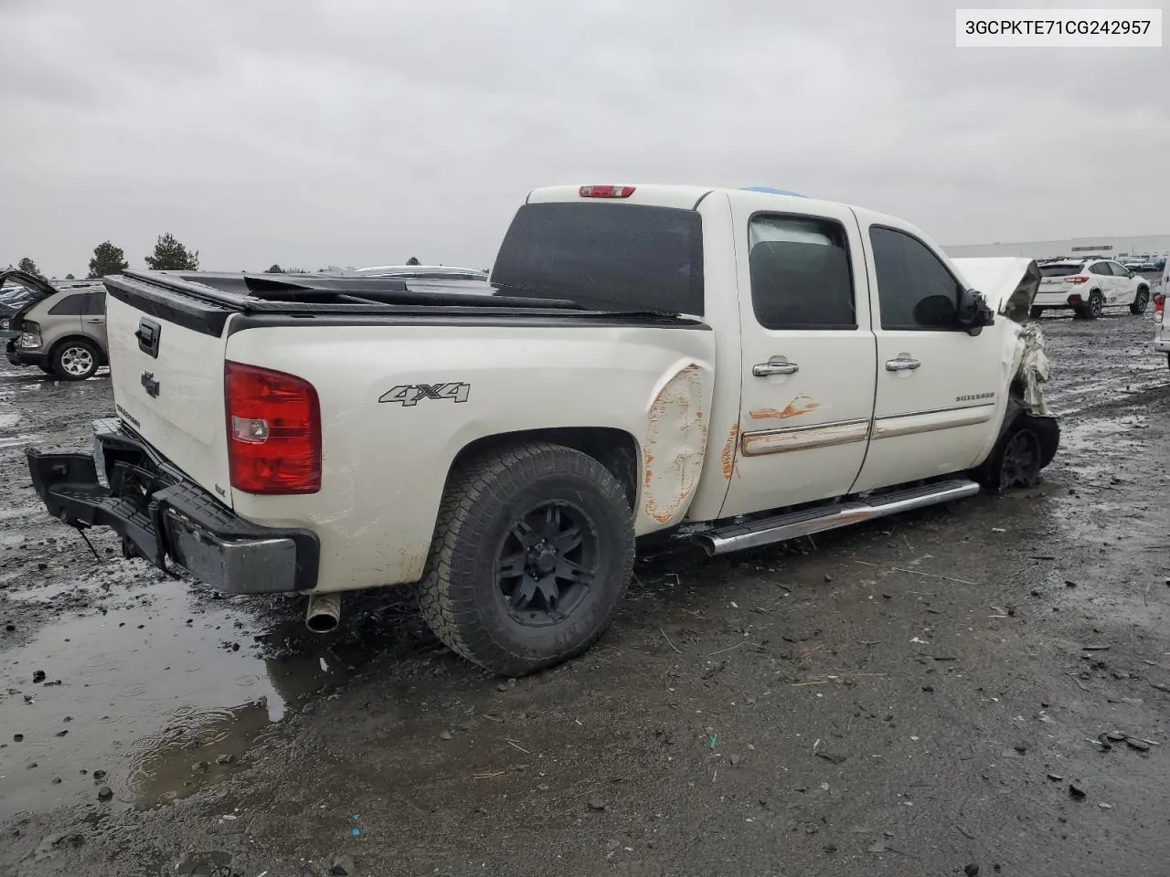 2012 Chevrolet Silverado K1500 Ltz VIN: 3GCPKTE71CG242957 Lot: 80365984