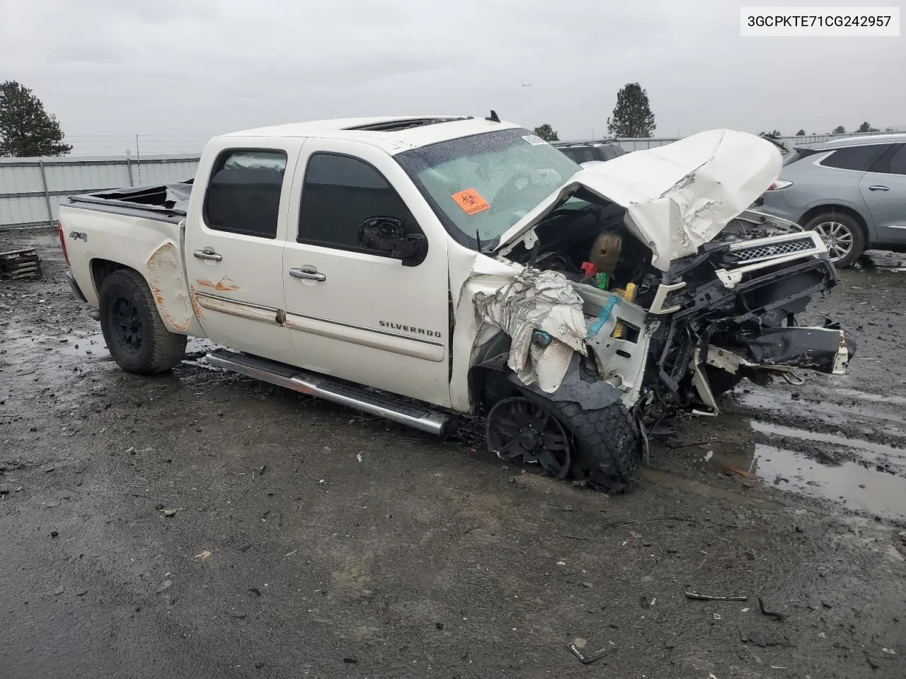 2012 Chevrolet Silverado K1500 Ltz VIN: 3GCPKTE71CG242957 Lot: 80365984