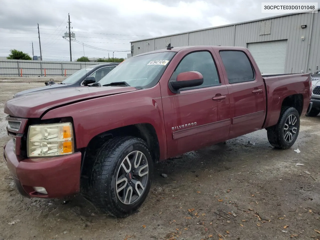 2013 Chevrolet Silverado C1500 Ltz VIN: 3GCPCTE03DG101048 Lot: 47942124