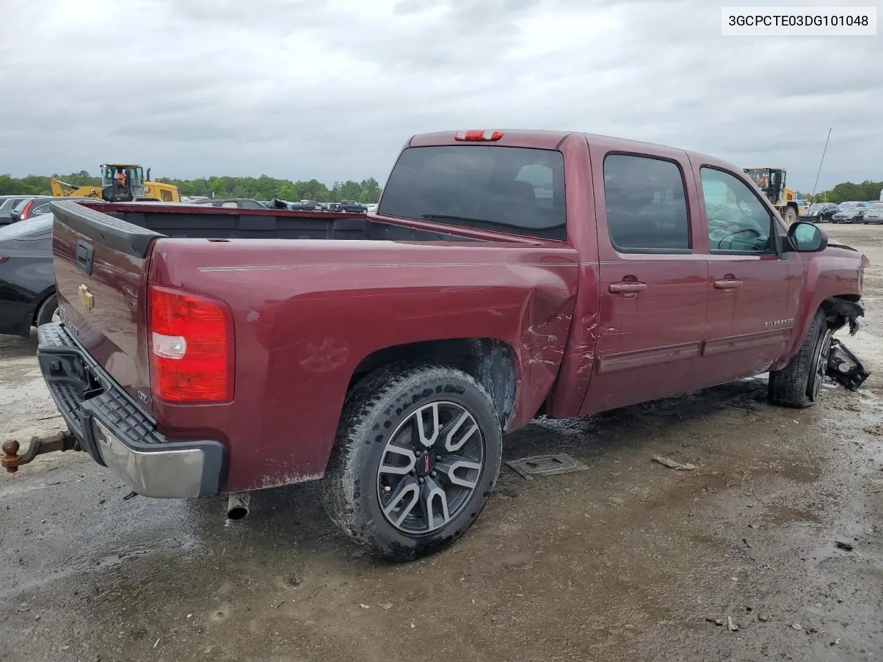 2013 Chevrolet Silverado C1500 Ltz VIN: 3GCPCTE03DG101048 Lot: 47942124