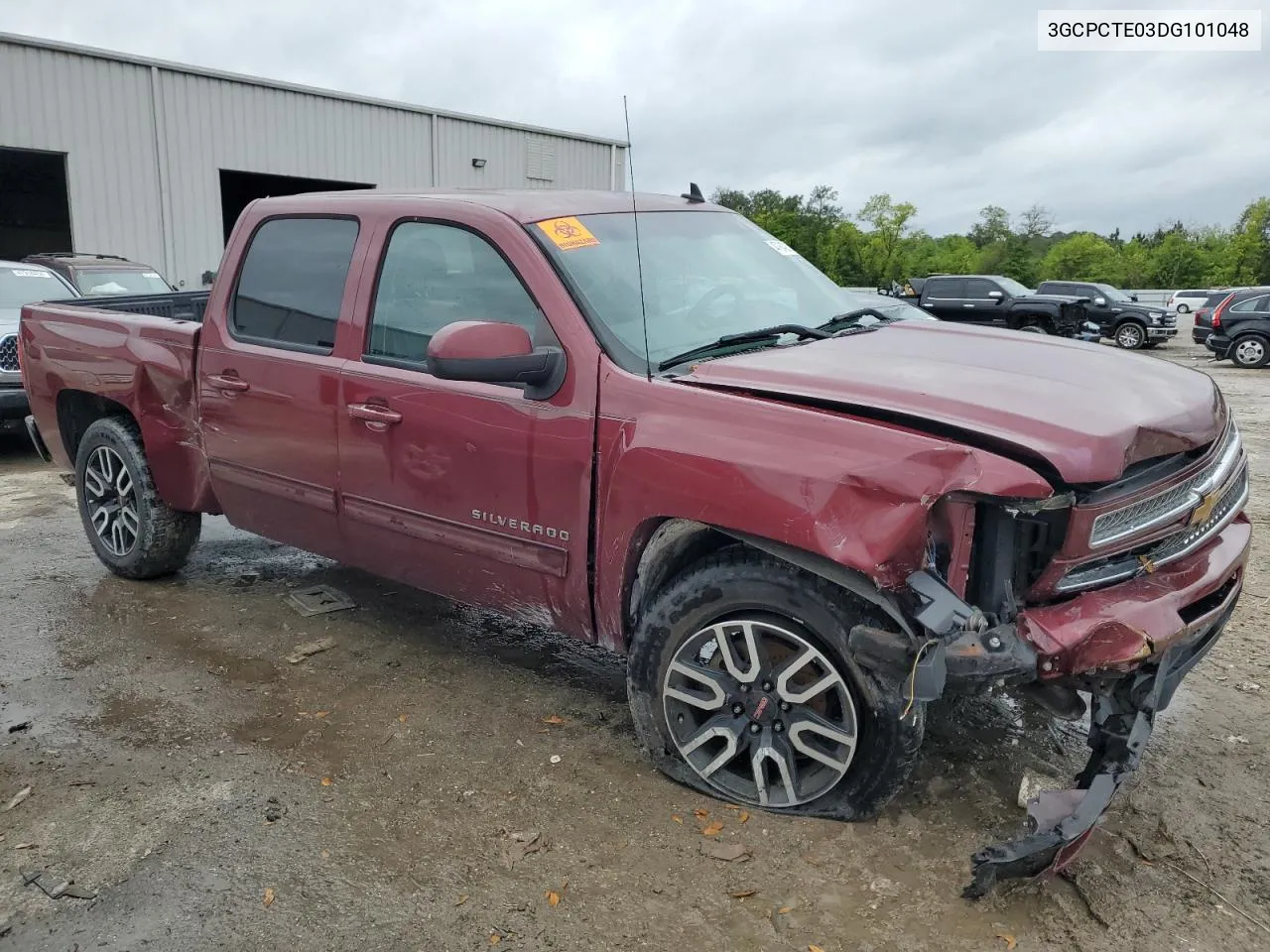 2013 Chevrolet Silverado C1500 Ltz VIN: 3GCPCTE03DG101048 Lot: 47942124