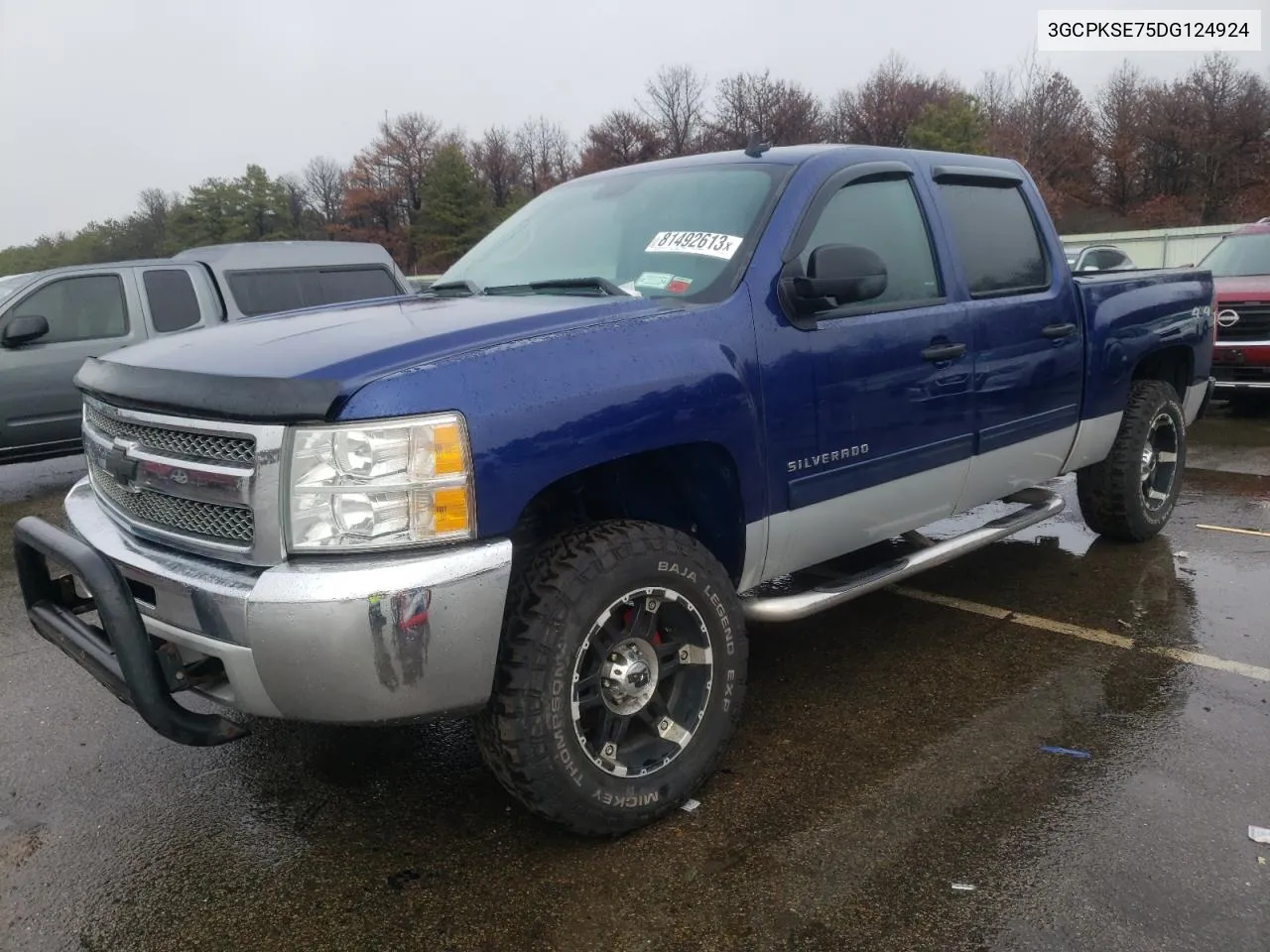 2013 Chevrolet Silverado K1500 Lt VIN: 3GCPKSE75DG124924 Lot: 53726014