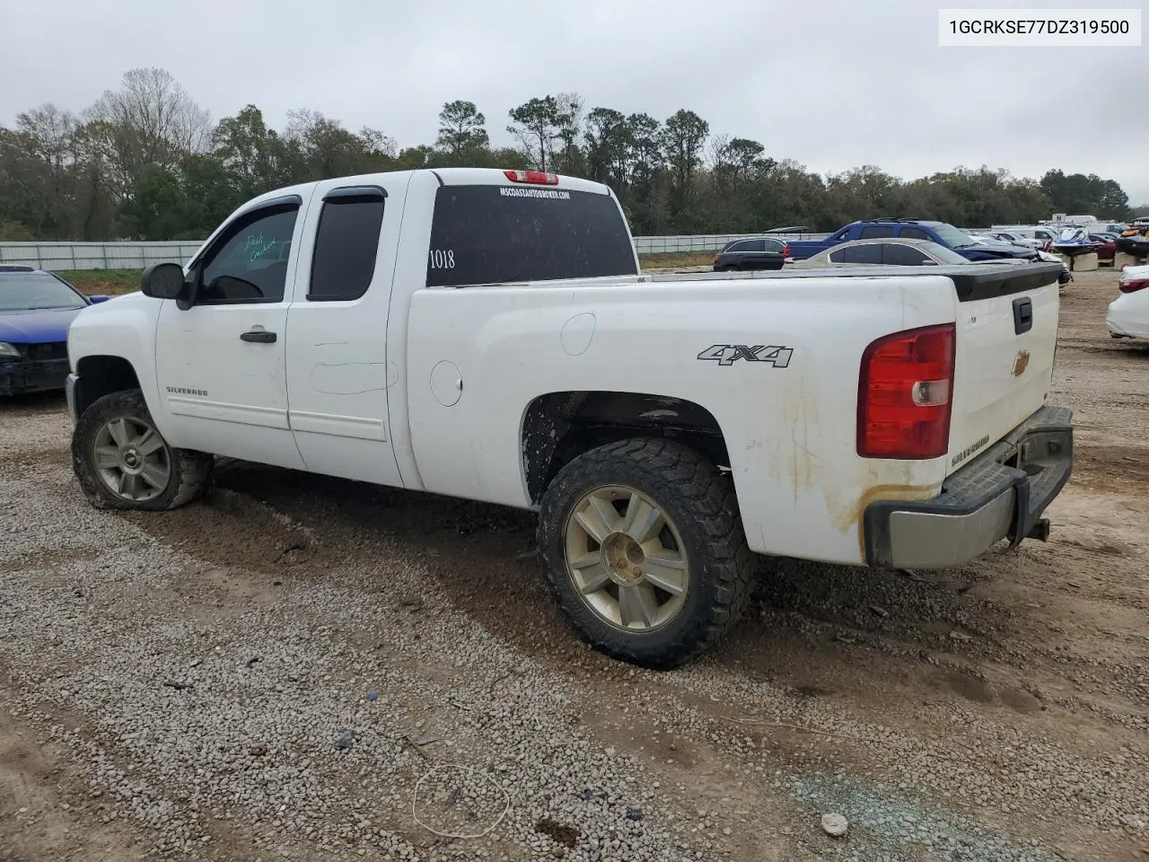 2013 Chevrolet Silverado K1500 Lt VIN: 1GCRKSE77DZ319500 Lot: 54622754