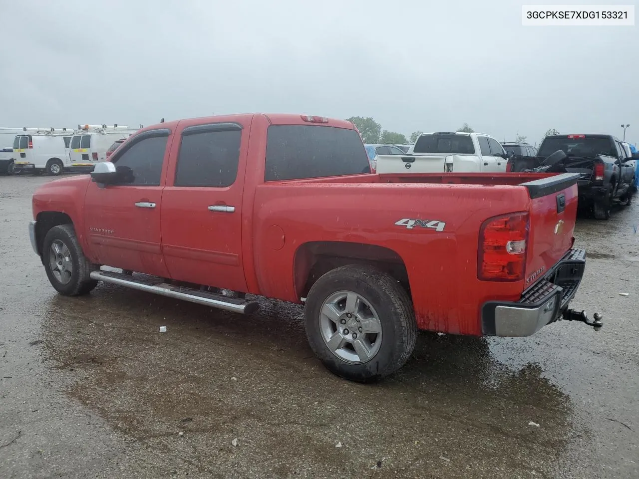 2013 Chevrolet Silverado K1500 Lt VIN: 3GCPKSE7XDG153321 Lot: 54778464