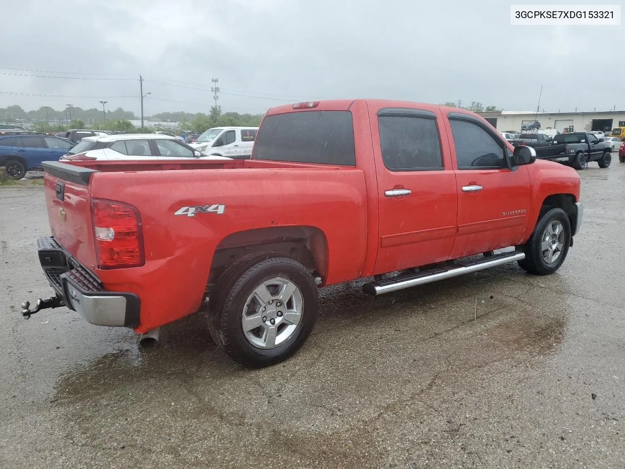 2013 Chevrolet Silverado K1500 Lt VIN: 3GCPKSE7XDG153321 Lot: 54778464