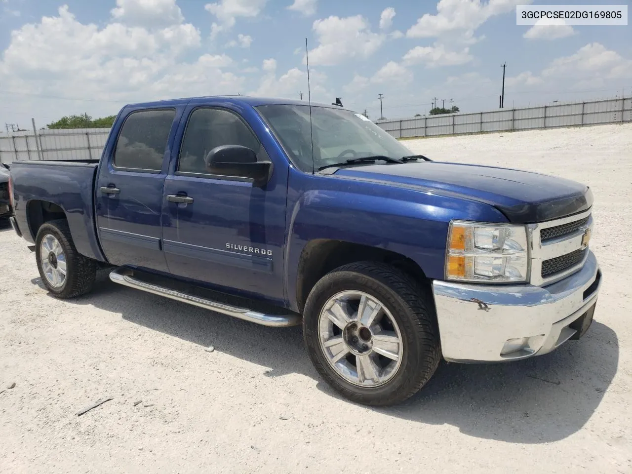 2013 Chevrolet Silverado C1500 Lt VIN: 3GCPCSE02DG169805 Lot: 61173374