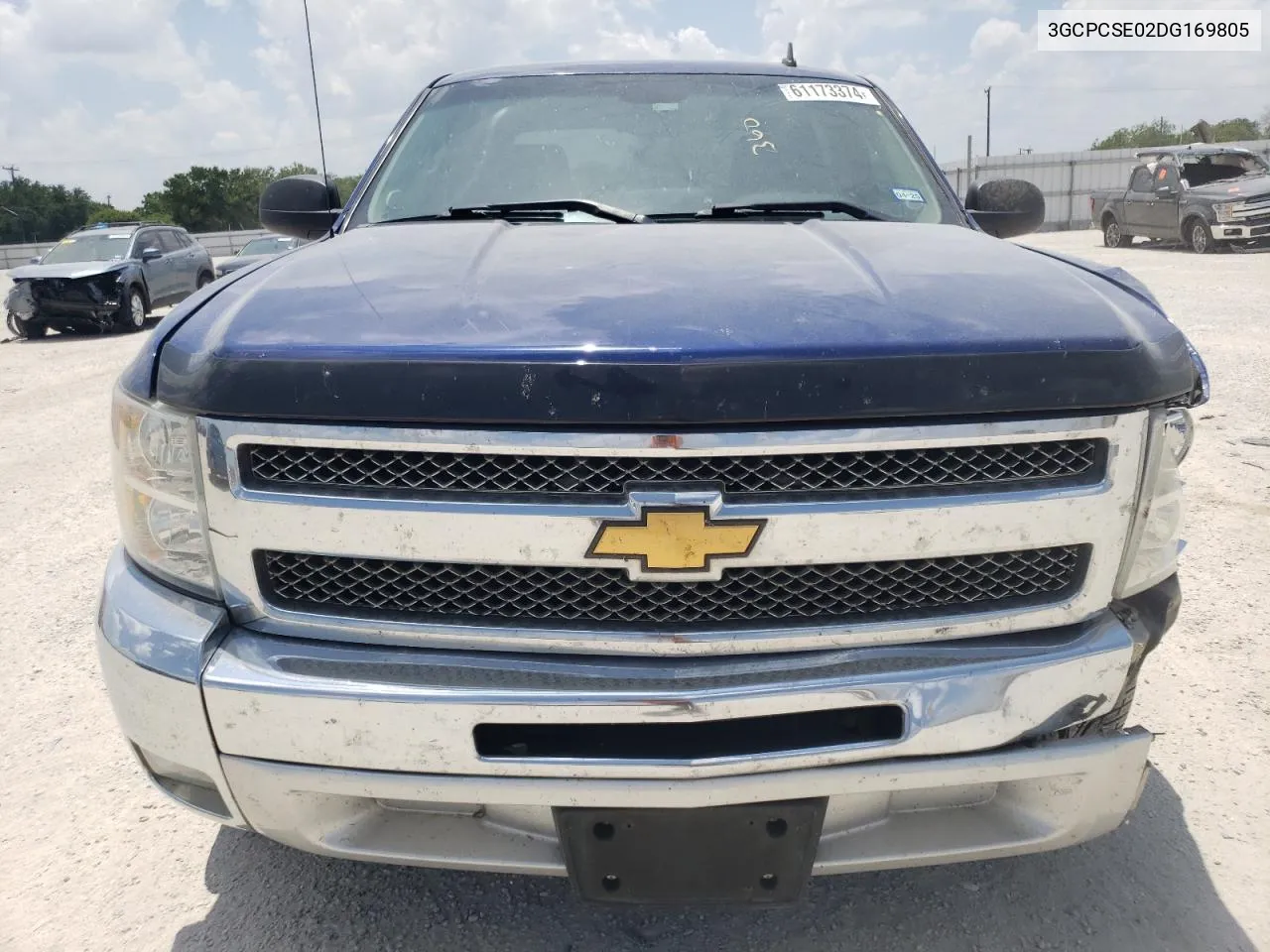 2013 Chevrolet Silverado C1500 Lt VIN: 3GCPCSE02DG169805 Lot: 61173374