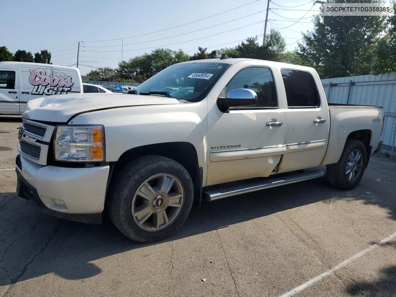 2013 Chevrolet Silverado K1500 Ltz VIN: 3GCPKTE71DG358385 Lot: 65445054