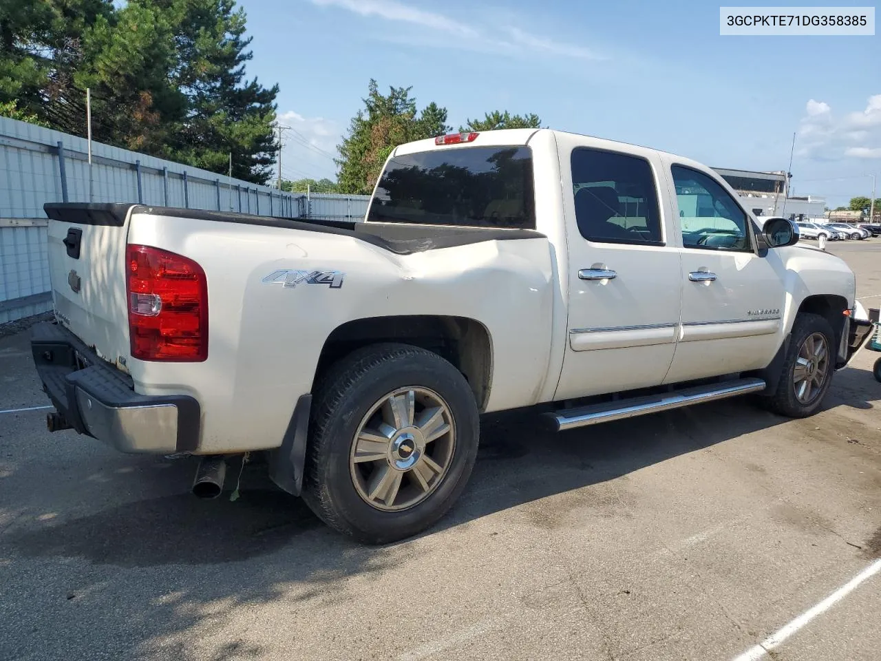 2013 Chevrolet Silverado K1500 Ltz VIN: 3GCPKTE71DG358385 Lot: 65445054