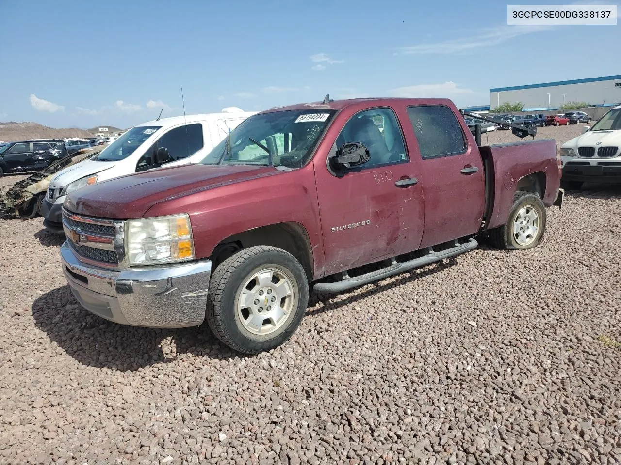 2013 Chevrolet Silverado C1500 Lt VIN: 3GCPCSE00DG338137 Lot: 66194094