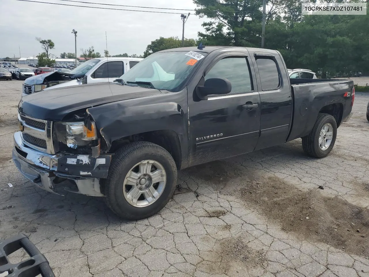 2013 Chevrolet Silverado K1500 Lt VIN: 1GCRKSE7XDZ107481 Lot: 66418214