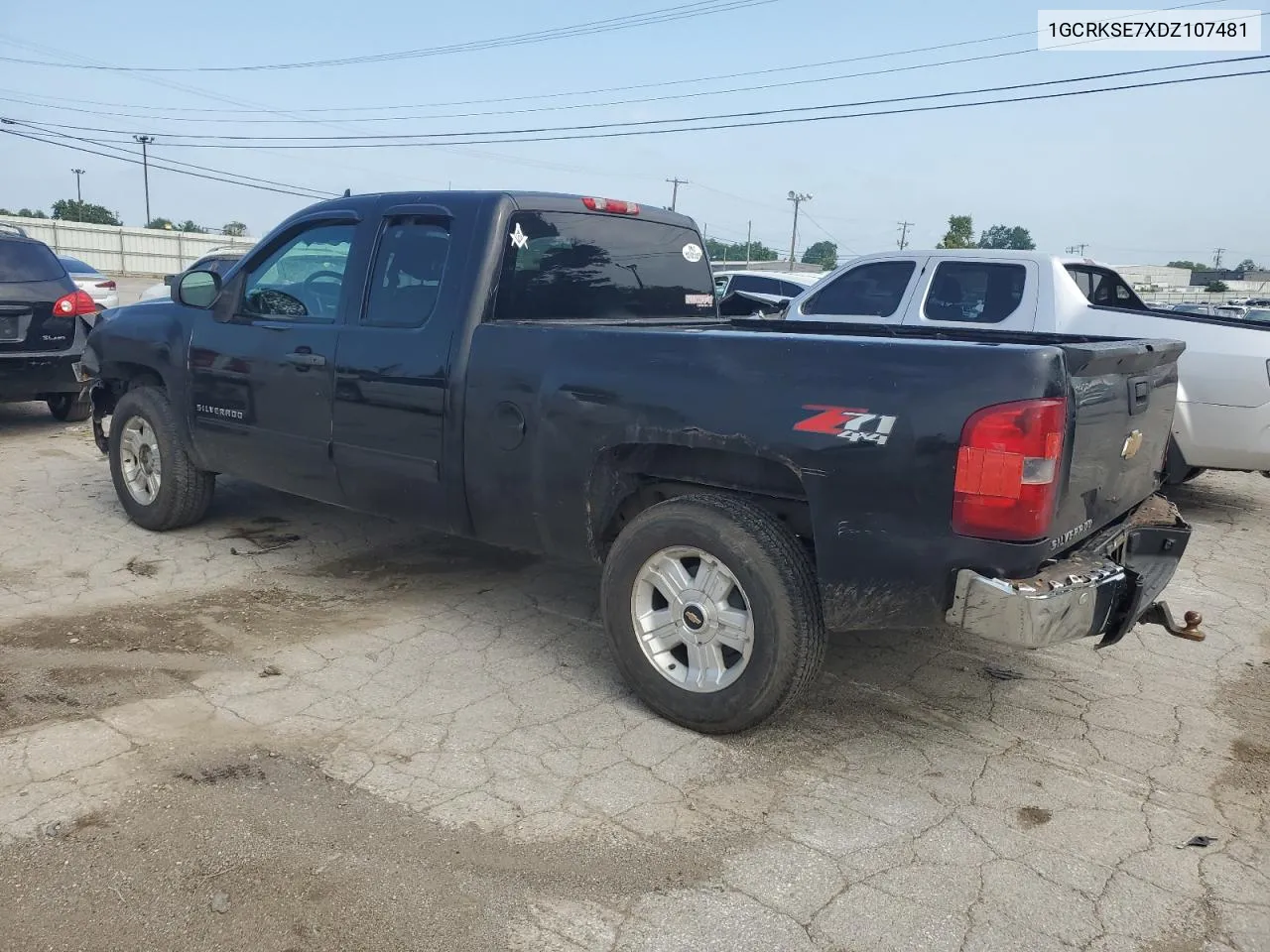 2013 Chevrolet Silverado K1500 Lt VIN: 1GCRKSE7XDZ107481 Lot: 66418214