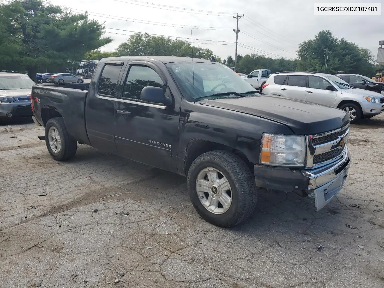 2013 Chevrolet Silverado K1500 Lt VIN: 1GCRKSE7XDZ107481 Lot: 66418214