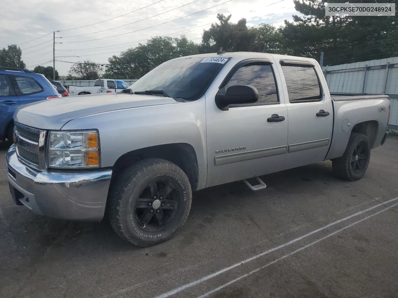 2013 Chevrolet Silverado K1500 Lt VIN: 3GCPKSE70DG248924 Lot: 67554624