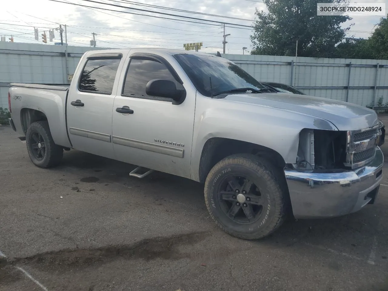 2013 Chevrolet Silverado K1500 Lt VIN: 3GCPKSE70DG248924 Lot: 67554624