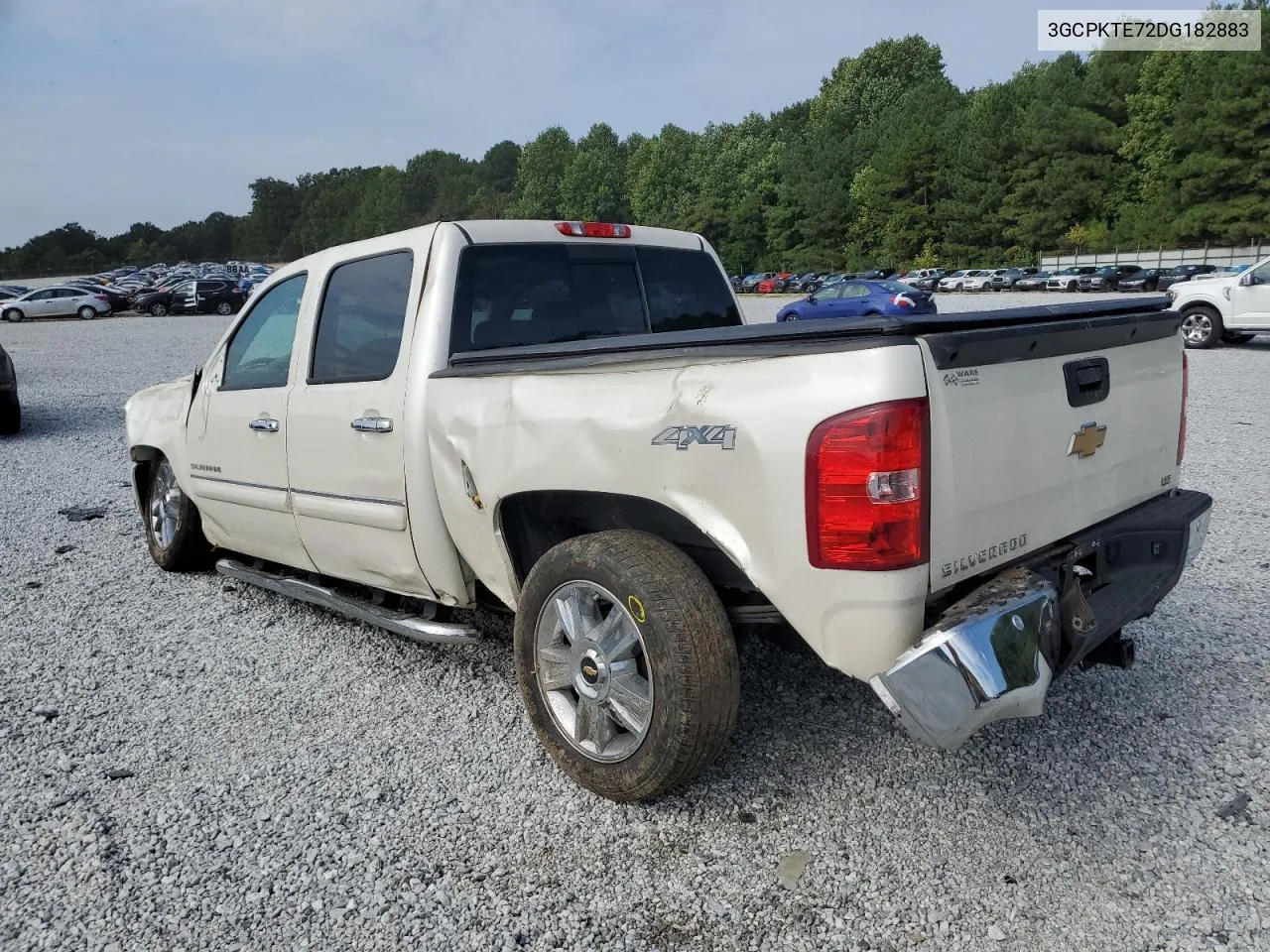 2013 Chevrolet Silverado K1500 Ltz VIN: 3GCPKTE72DG182883 Lot: 68020754