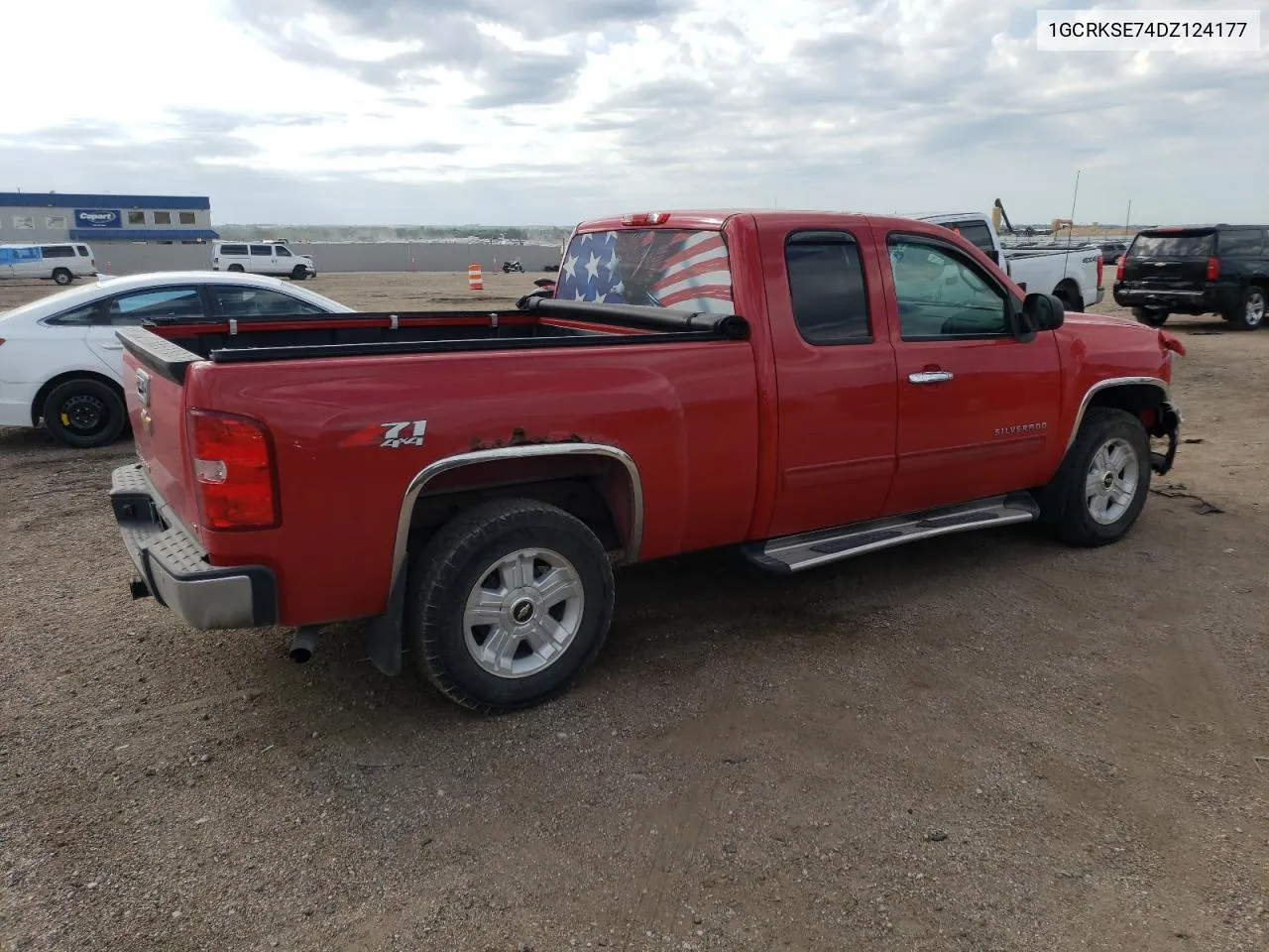 2013 Chevrolet Silverado K1500 Lt VIN: 1GCRKSE74DZ124177 Lot: 69391274