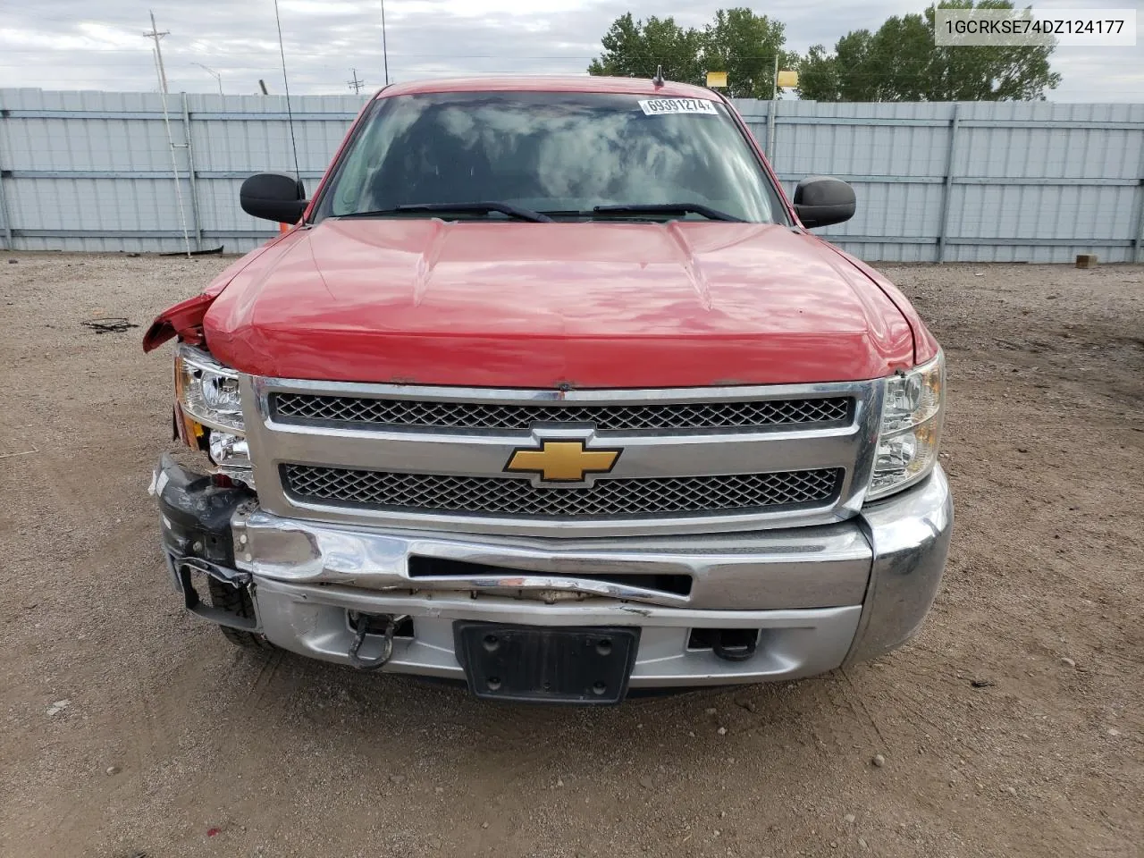 2013 Chevrolet Silverado K1500 Lt VIN: 1GCRKSE74DZ124177 Lot: 69391274