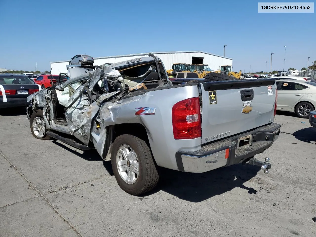 2013 Chevrolet Silverado K1500 Lt VIN: 1GCRKSE79DZ159653 Lot: 69682284