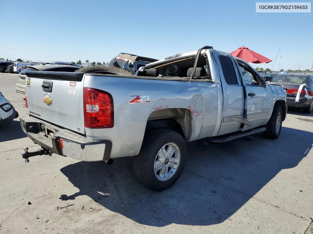 2013 Chevrolet Silverado K1500 Lt VIN: 1GCRKSE79DZ159653 Lot: 69682284