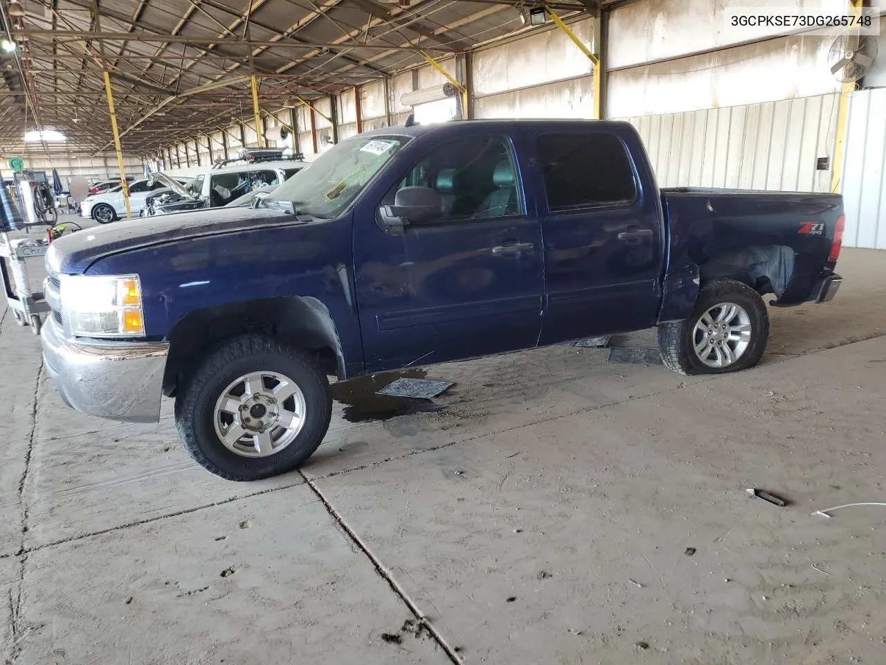 2013 Chevrolet Silverado K1500 Lt VIN: 3GCPKSE73DG265748 Lot: 69791484