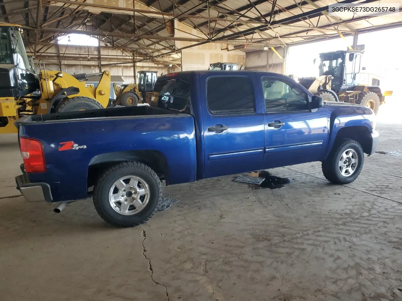 2013 Chevrolet Silverado K1500 Lt VIN: 3GCPKSE73DG265748 Lot: 69791484