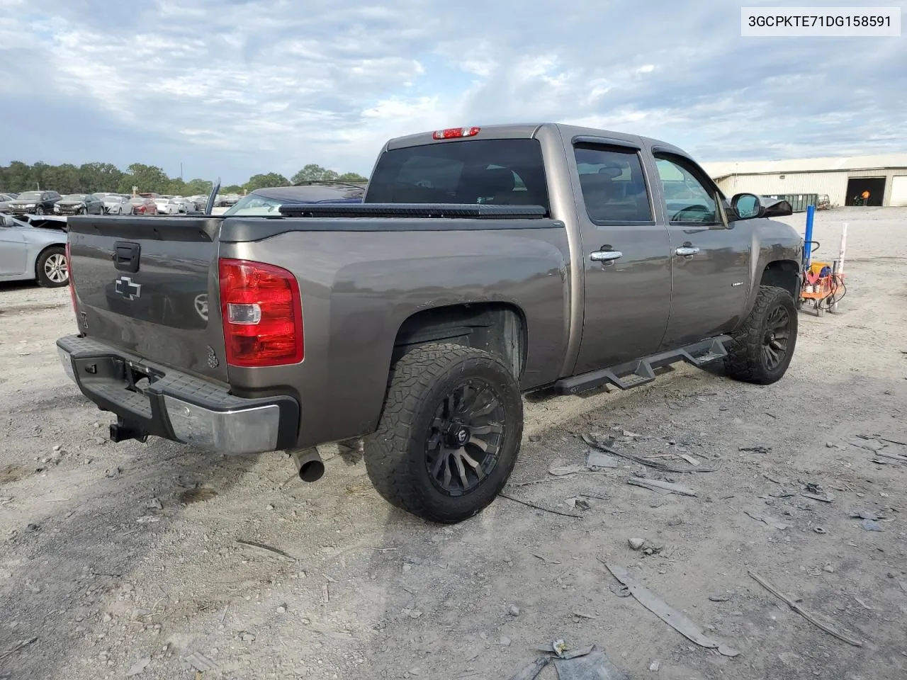 2013 Chevrolet Silverado K1500 Ltz VIN: 3GCPKTE71DG158591 Lot: 70028134