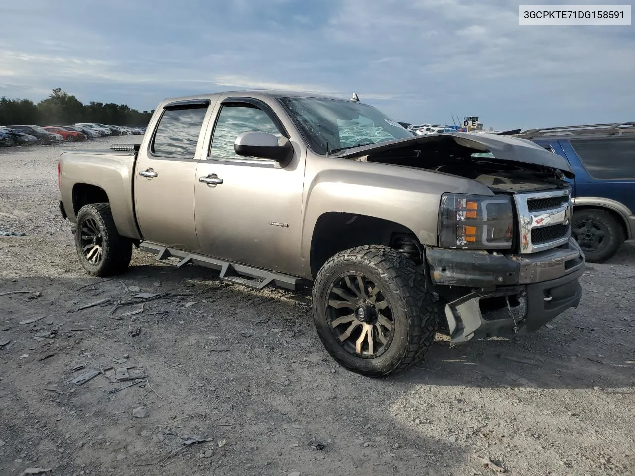 2013 Chevrolet Silverado K1500 Ltz VIN: 3GCPKTE71DG158591 Lot: 70028134