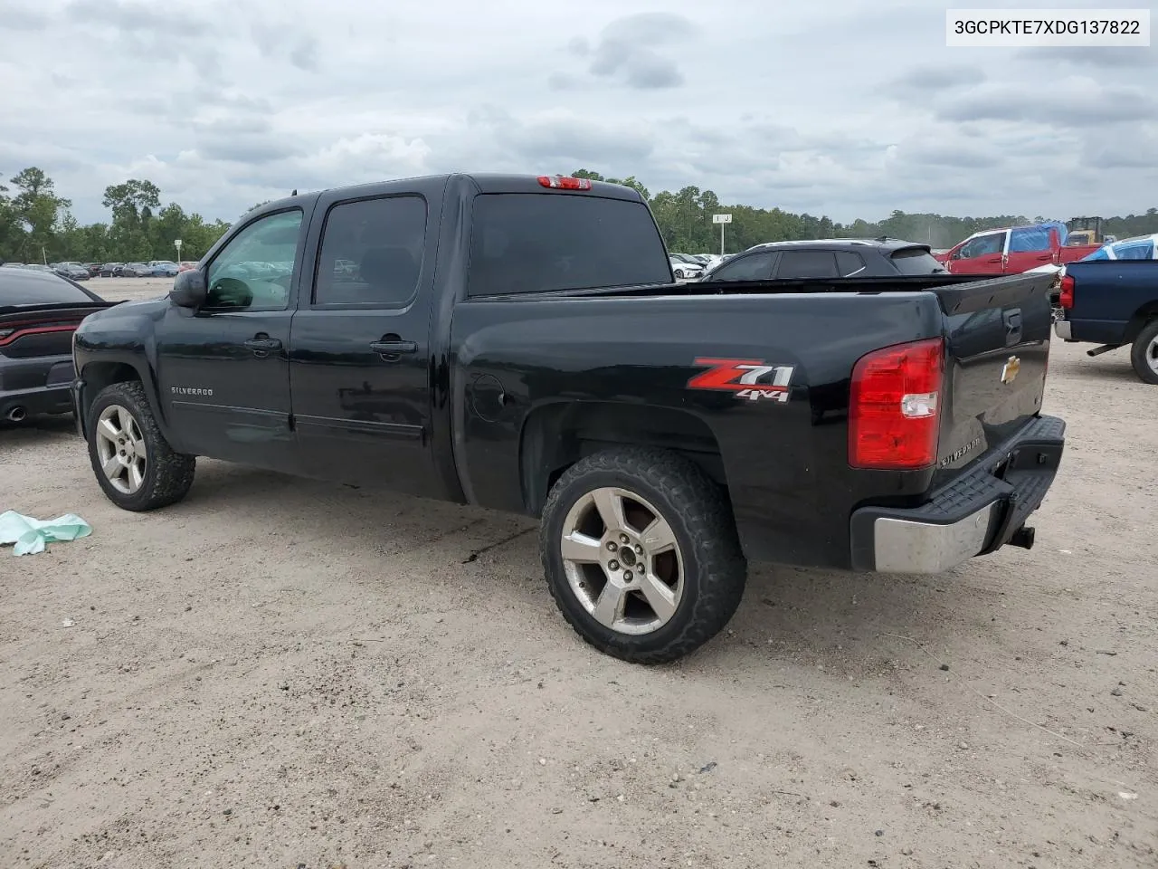 2013 Chevrolet Silverado K1500 Ltz VIN: 3GCPKTE7XDG137822 Lot: 70201314